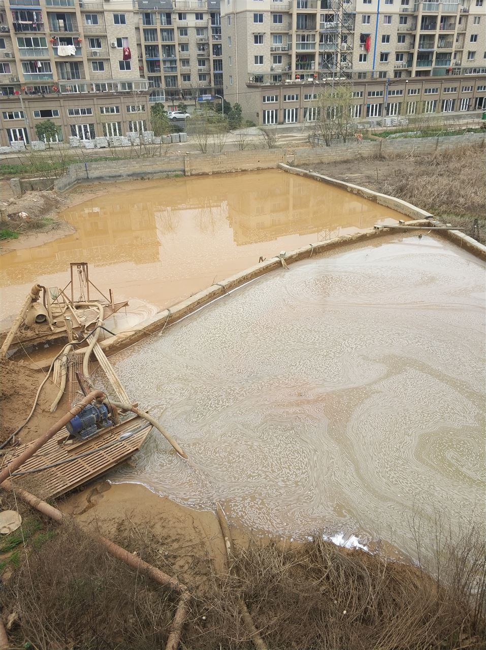 崂山沉淀池淤泥清理-厂区废水池淤泥清淤